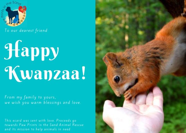 Happy Kwanzaa - Squirrel